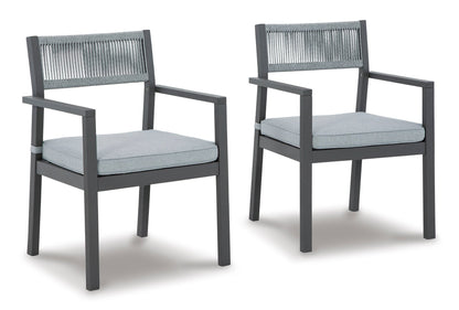 Elliana Outdoor Dining Arm Chairs (pr) -