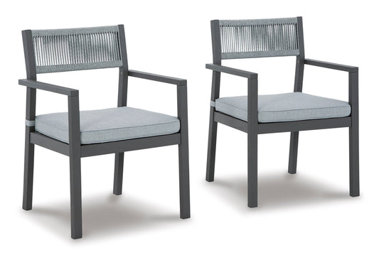 Elliana Outdoor Dining Arm Chairs (pr)