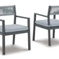 Elliana Outdoor Dining Arm Chairs (pr)