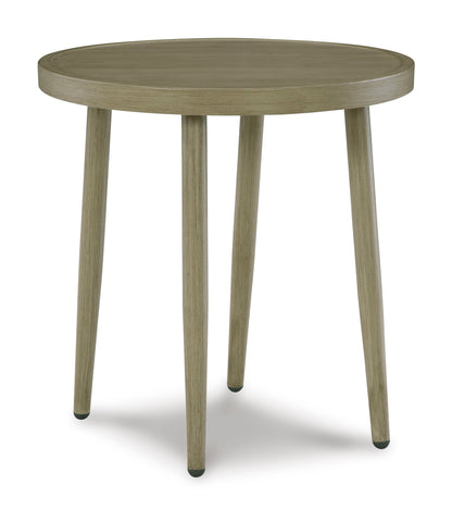 Hidden Valley Outdoor Round End Table -