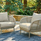 Hidden Valley Outdoor Lounge Arm Chairs (pr)