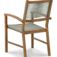 Jireh Outdoor Dining Arm Chairs (pr)