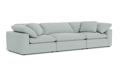 Fluffy 3pc Sofa - Peyton Light Blue