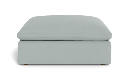 Fluffy Ottoman - Peyton Light Blue