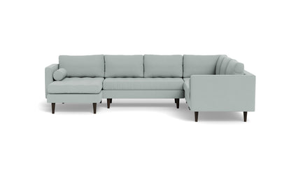 Ladybird 133" Corner Sectional with Left Chaise - Peyton Light Blue