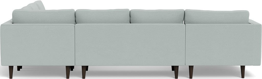 Ladybird 133" Corner Sectional with Left Chaise - Peyton Light Blue