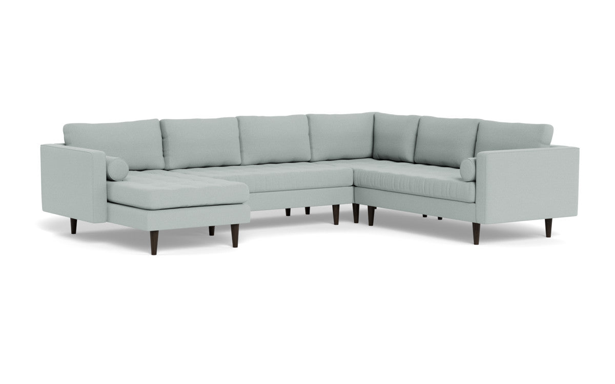 Ladybird 133" Corner Sectional with Left Chaise - Peyton Light Blue