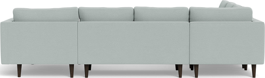 Ladybird 133" Corner Sectionals w. Right Chaise - Peyton Light Blue