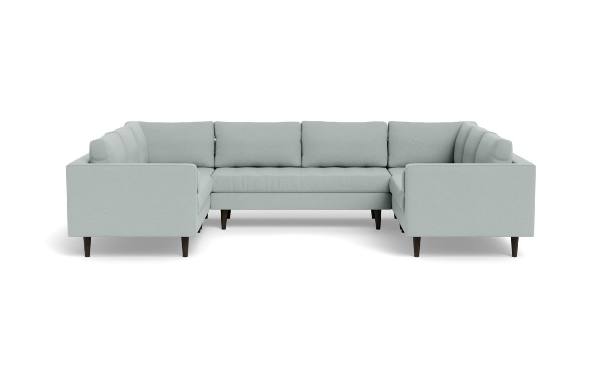 Ladybird 134" U Sectional - Peyton Light Blue