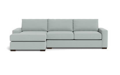 Mas Mesa 123" Deep Left Chaise Sectional - Peyton Light Blue