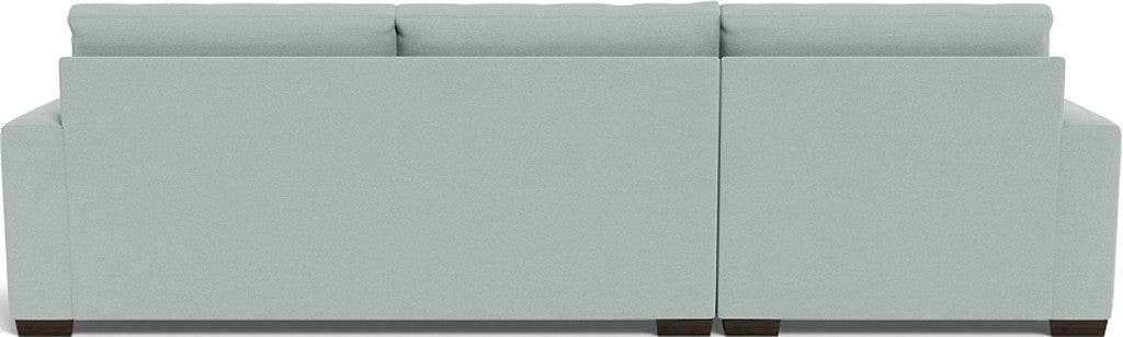 Mas Mesa 123" Deep Left Chaise Sectional - Peyton Light Blue