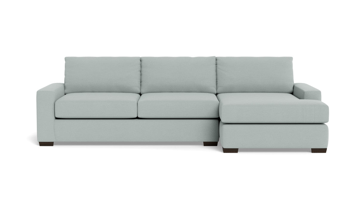 Mas Mesa 123" Deep Right Chaise Sectional - Peyton Light Blue