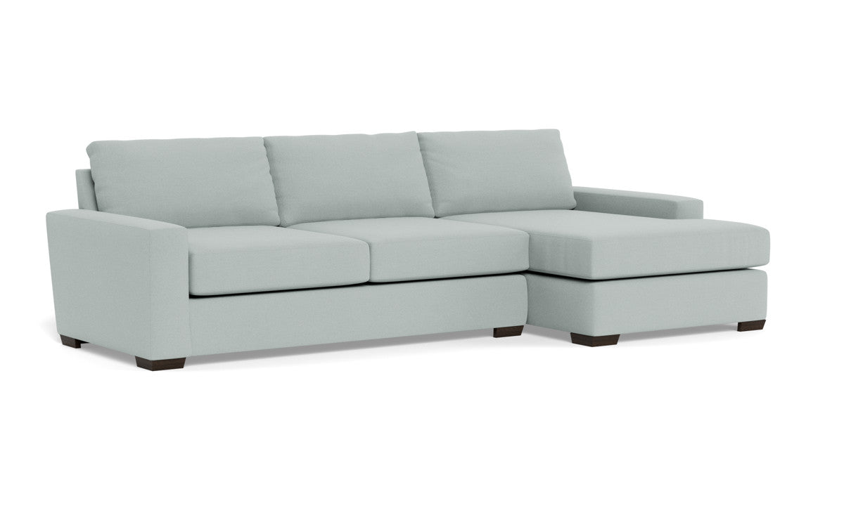 Mas Mesa 123" Deep Right Chaise Sectional - Peyton Light Blue