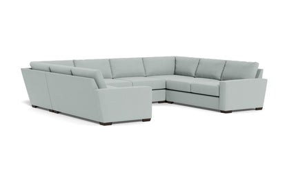 Mas Mesa 166" Deep Condo U Sectional - Peyton Light Blue