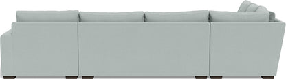 Mesa 156" Corner Sectionals w. Right Chaise - Peyton Light Blue