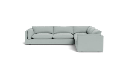 SoCo 124" Corner Sectional - Peyton Light Blue