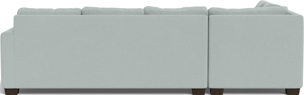 Track 121" Left Chaise Sectional - Peyton Light Blue
