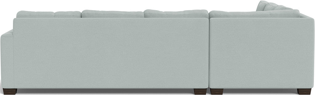 Track 121" Left Corner Sectional - Peyton Light Blue