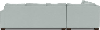 Track 121" Left Corner Sectional - Peyton Light Blue