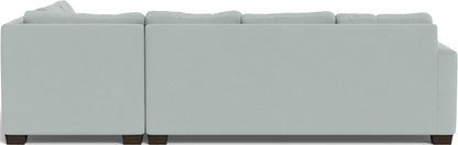 Track 121" Right Chaise Sectional - Peyton Light Blue