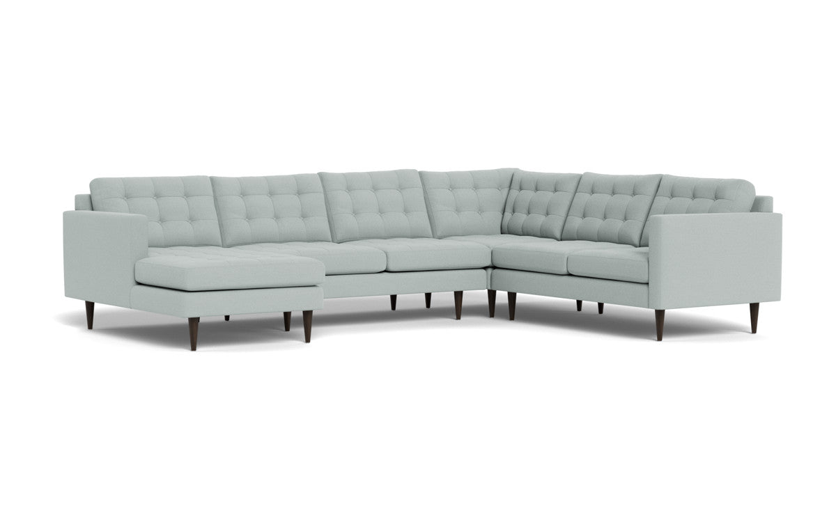 Wallace 131" Corner Sectionals w. Left Chaise - Peyton Light Blue