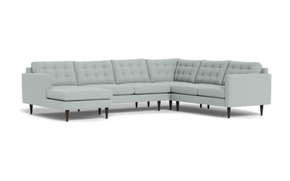 Wallace 131" Corner Sectionals w. Left Chaise - Peyton Light Blue