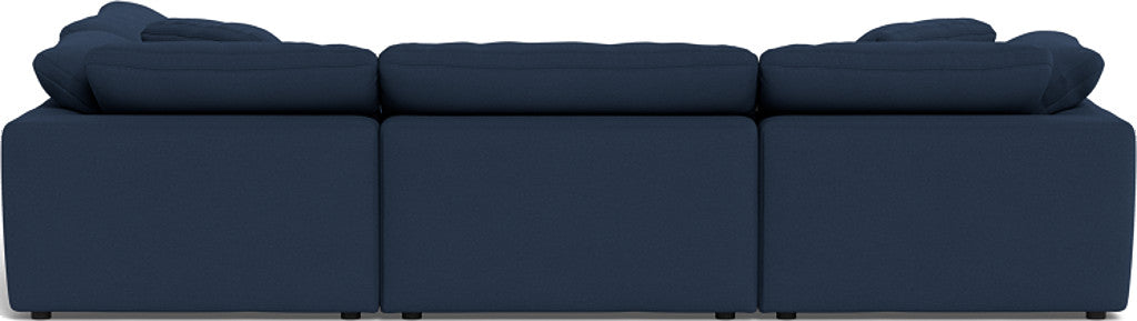 Fluffy 4 Piece Sectional w/Otto - Peyton Navy