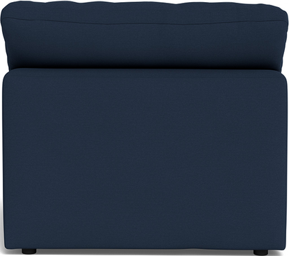 Fluffy Small Armless Chair - Peyton Light Blue