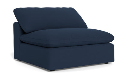 Fluffy Armless Chair - Peyton Navy