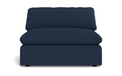 Fluffy Armless Chair - Peyton Navy