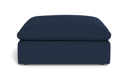 Fluffy Ottoman - Peyton Navy