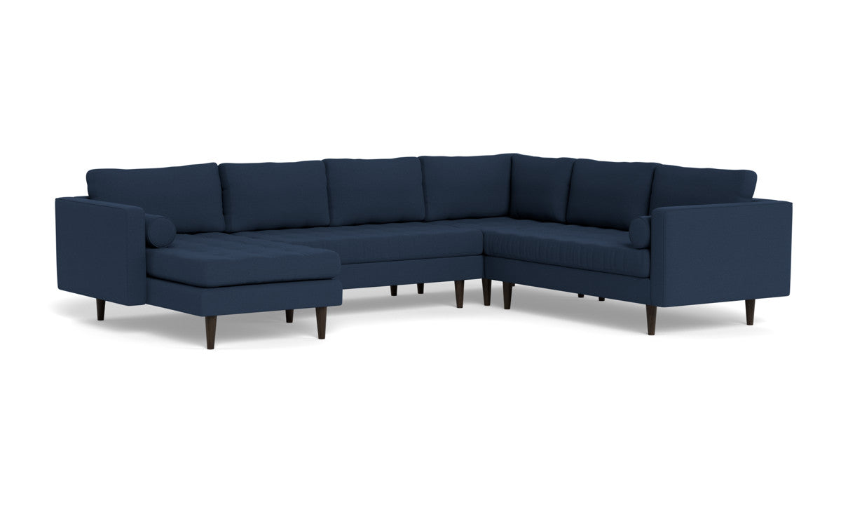 Ladybird 133" Corner Sectional with Left Chaise - Peyton Navy