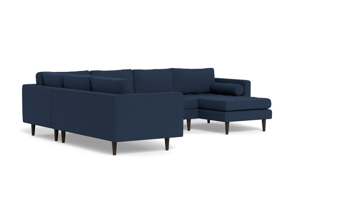 Ladybird 133" Corner Sectionals w. Right Chaise - Peyton Navy