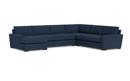 Mas Mesa 162" Deep Corner Sectionals w. Left Chaise - Peyton Navy