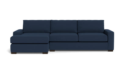 Mas Mesa 123" Deep Left Chaise Sectional - Peyton Navy