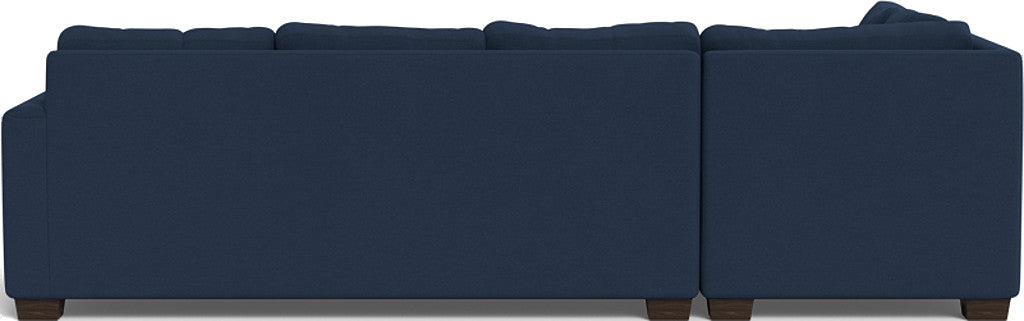 Track 121" Left Chaise Sectional - Peyton Navy