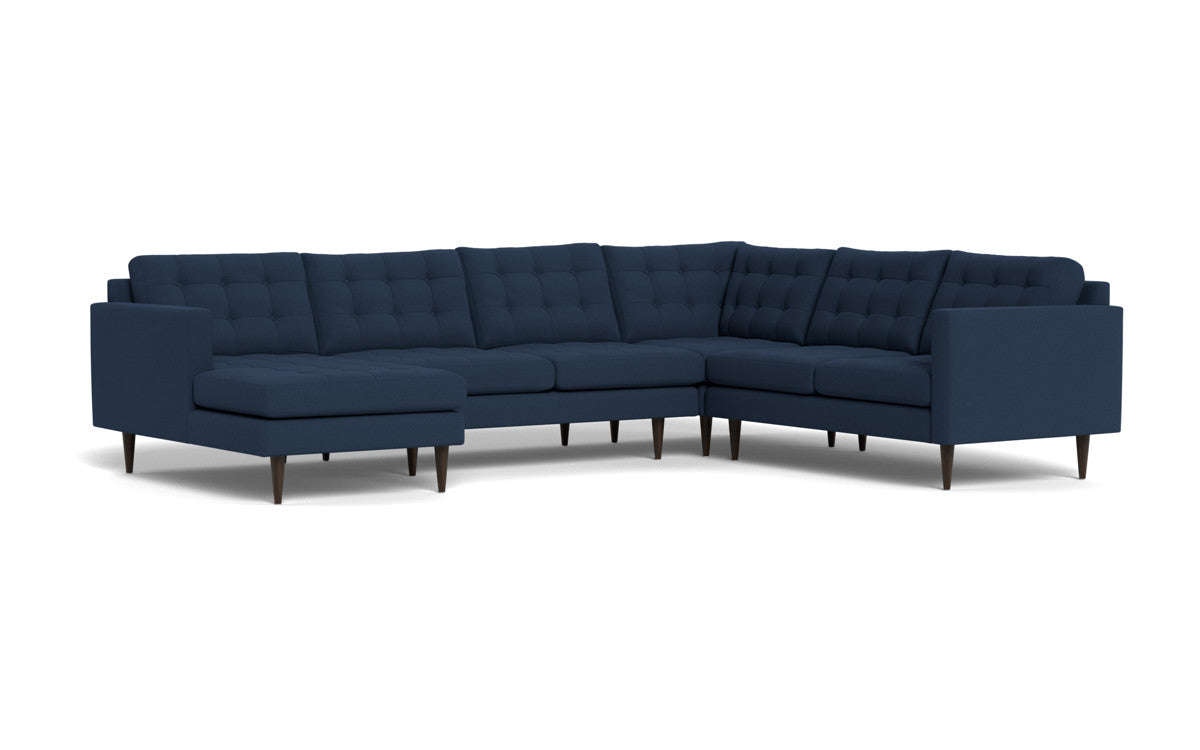 Wallace 131" Corner Sectionals w. Left Chaise - Peyton Navy