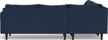 Wallace 102" Untufted Corner Sectional - Peyton Navy