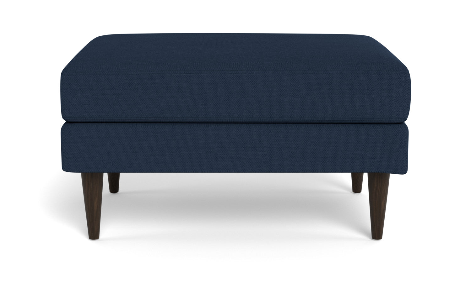 Wallace Untufted Ottoman - Peyton Light Blue
