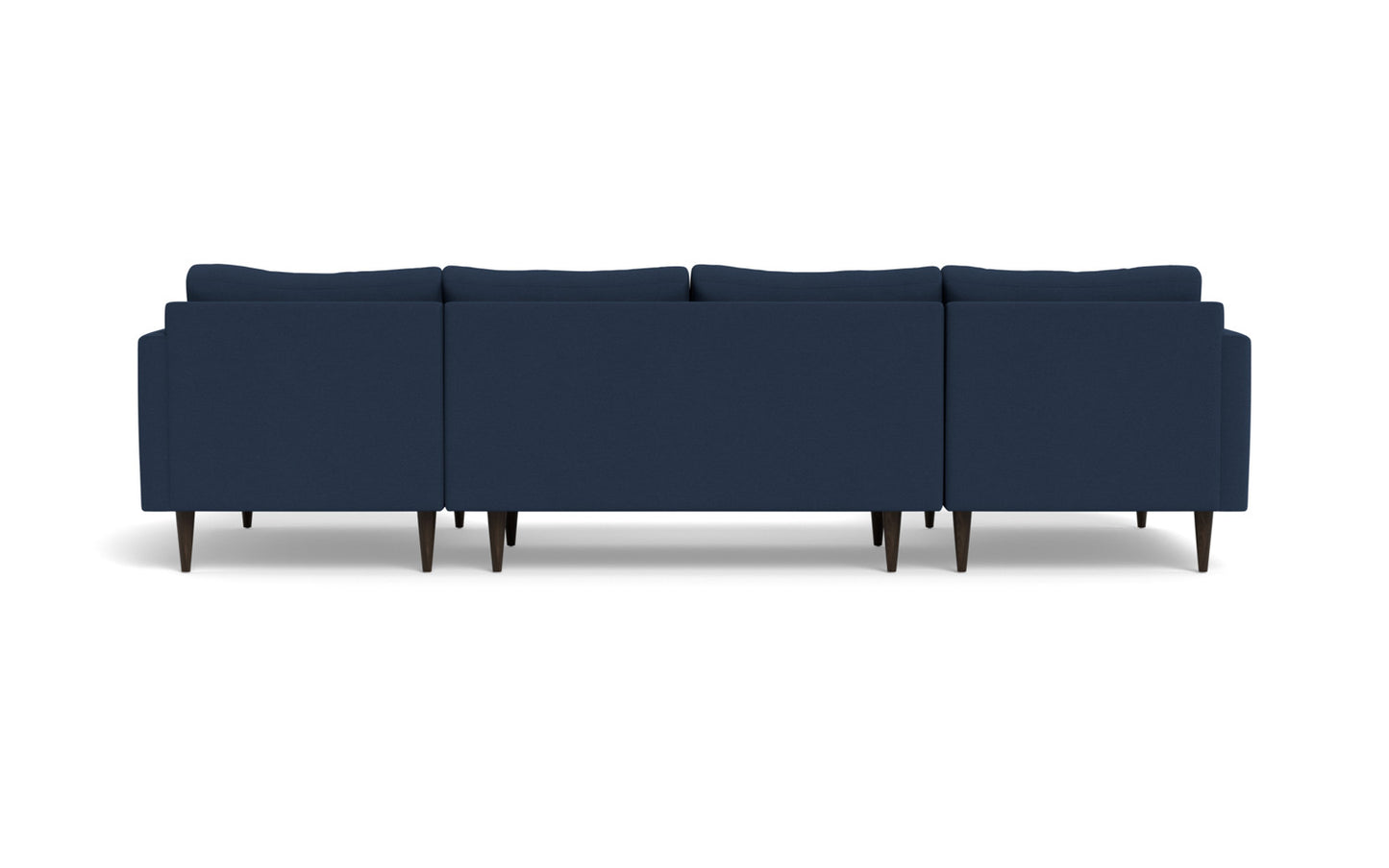 Wallace 126" Untufted Double Chaise U Sectional