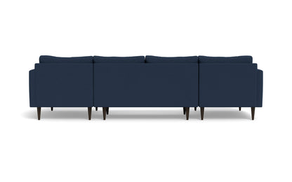 Wallace 126" Untufted Double Chaise U Sectional
