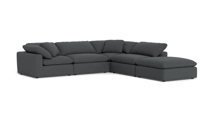 Fluffy 4 Piece Sectional w/Otto - Peyton Pepper