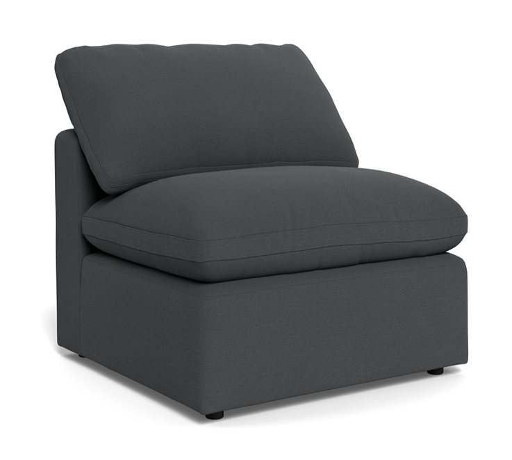 Fluffy Small Armless Chair - Peyton Pepper