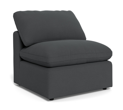 Fluffy Small Armless Chair - Peyton Pepper