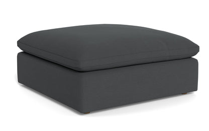 Fluffy Ottoman - Peyton Navy