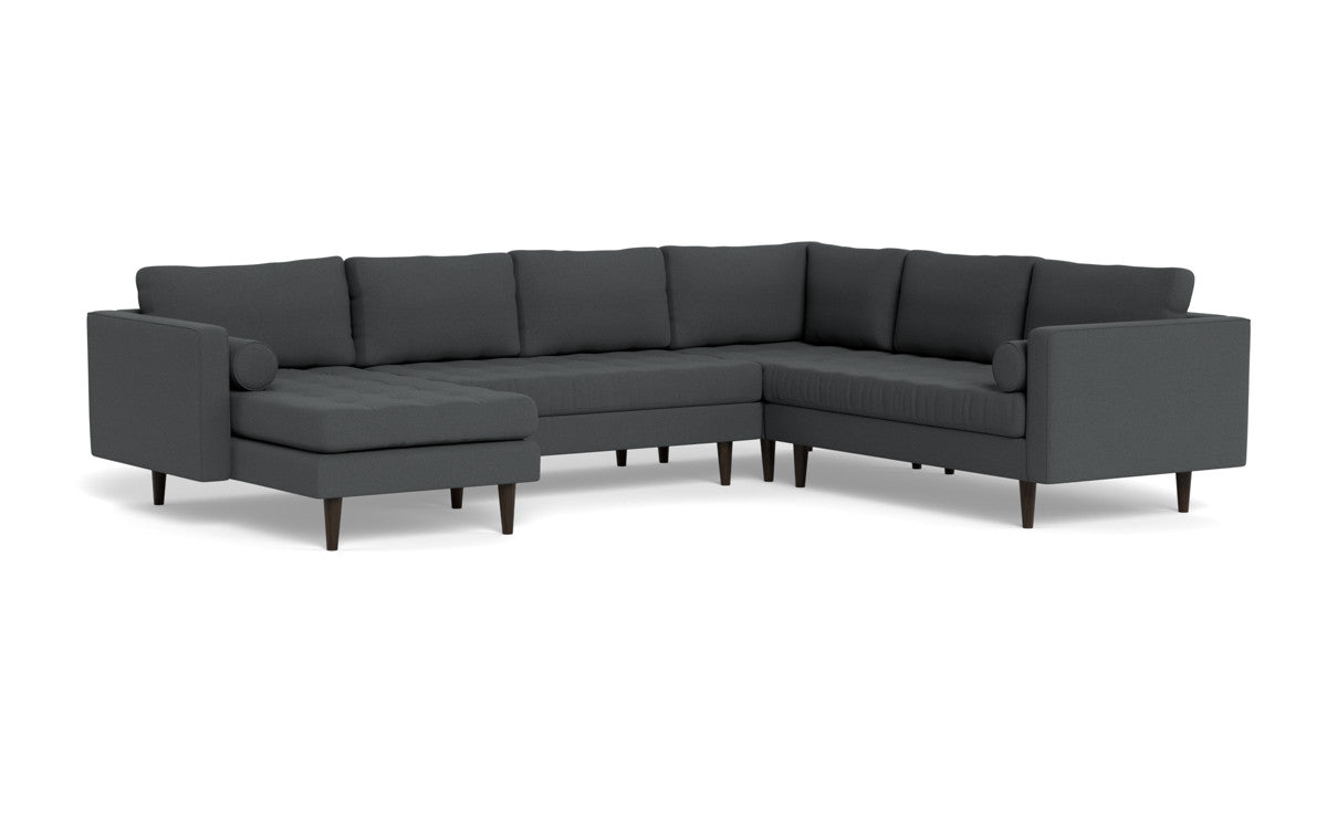 Ladybird 133" Corner Sectional with Left Chaise - Peyton Pepper