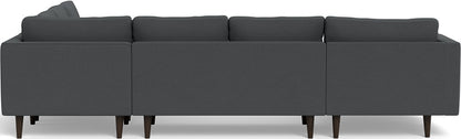 Ladybird 133" Corner Sectional with Left Chaise - Peyton Pepper