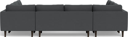 Ladybird 134" U Sectional - Peyton Slate