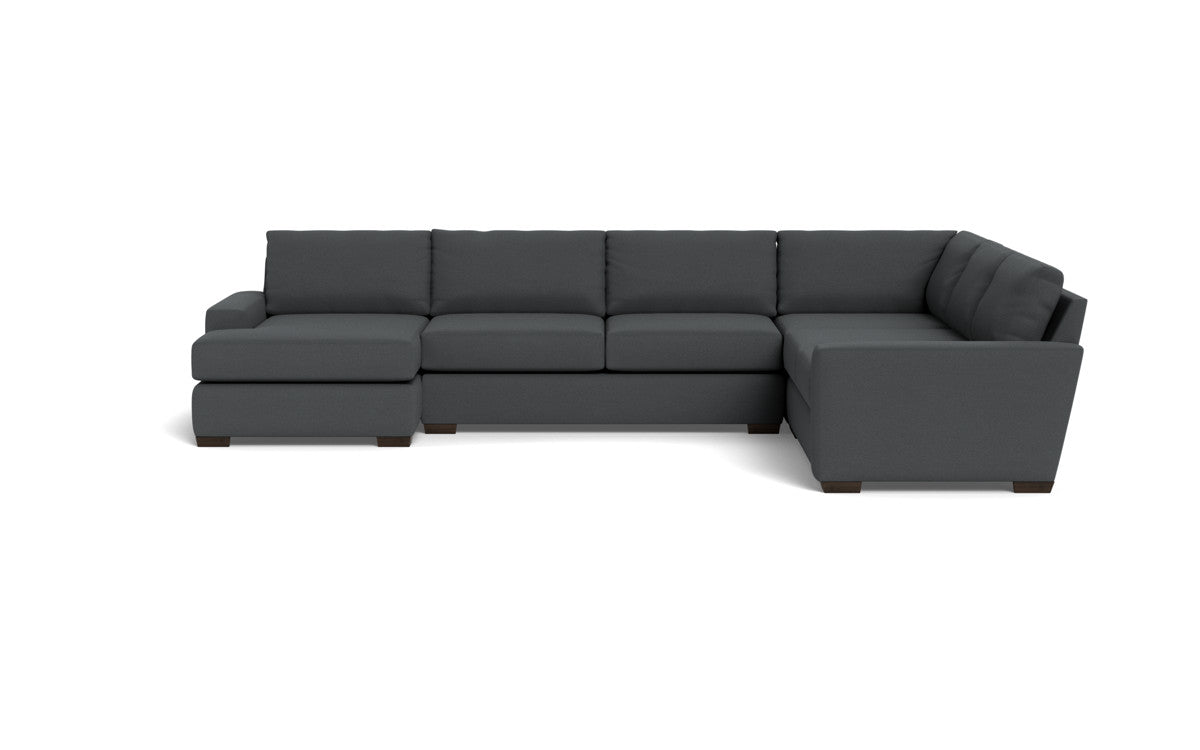 Mas Mesa 162" Deep Corner Sectionals w. Left Chaise - Peyton Pepper