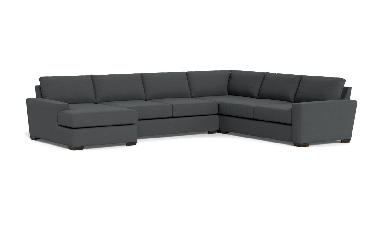 Mas Mesa 162" Deep Corner Sectionals w. Left Chaise - Peyton Pepper